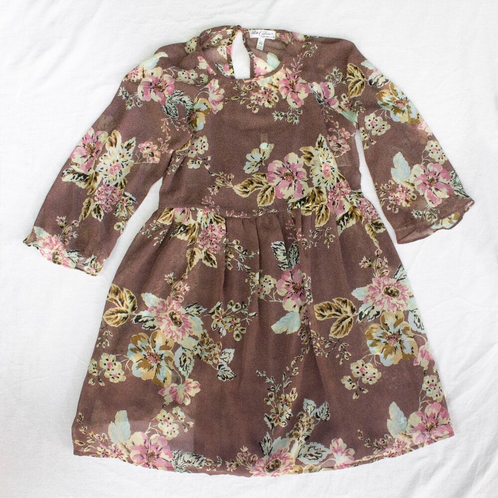 Lots of Love by Speechless Dress - Brown Floral